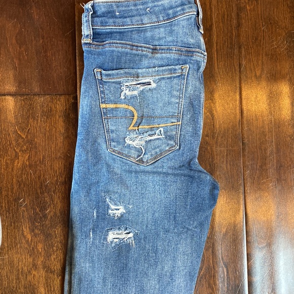 American Eagle Patched Skinny Jeans - Picture 3 of 6